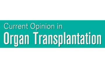logo for current opinion in organ transplantation