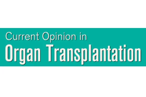 logo for current opinion in organ transplantation