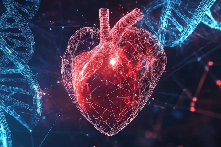 digital heart and dna