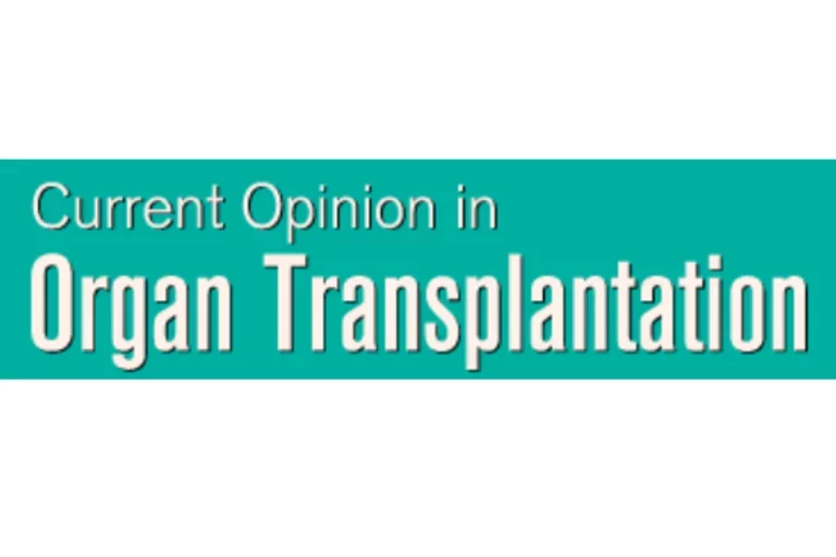 logo for current opinion in organ transplantation