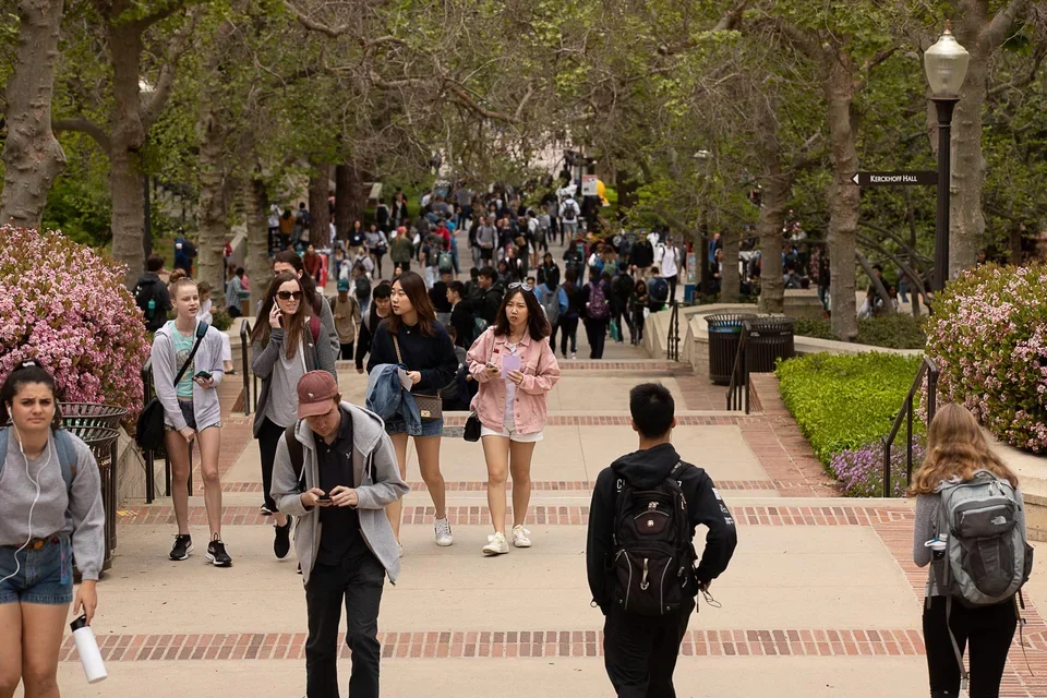 Bruin Walk Undergrads